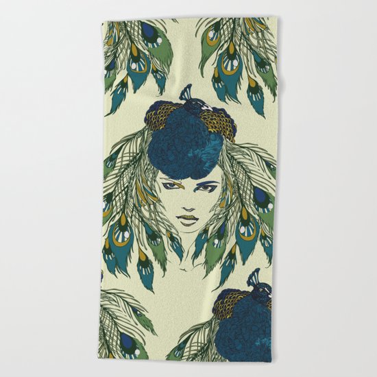 Let it be beautiful Beach Towel