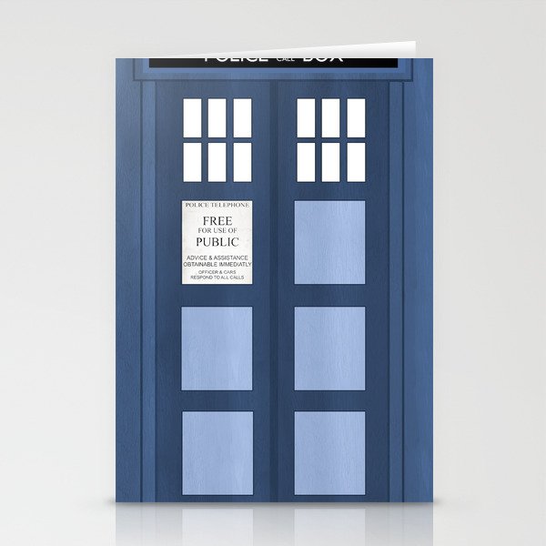 Doctor Who, Tardis Stationery Cards