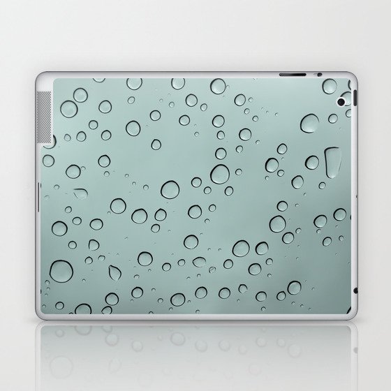 Raindrops on Glass Laptop & iPad Skin