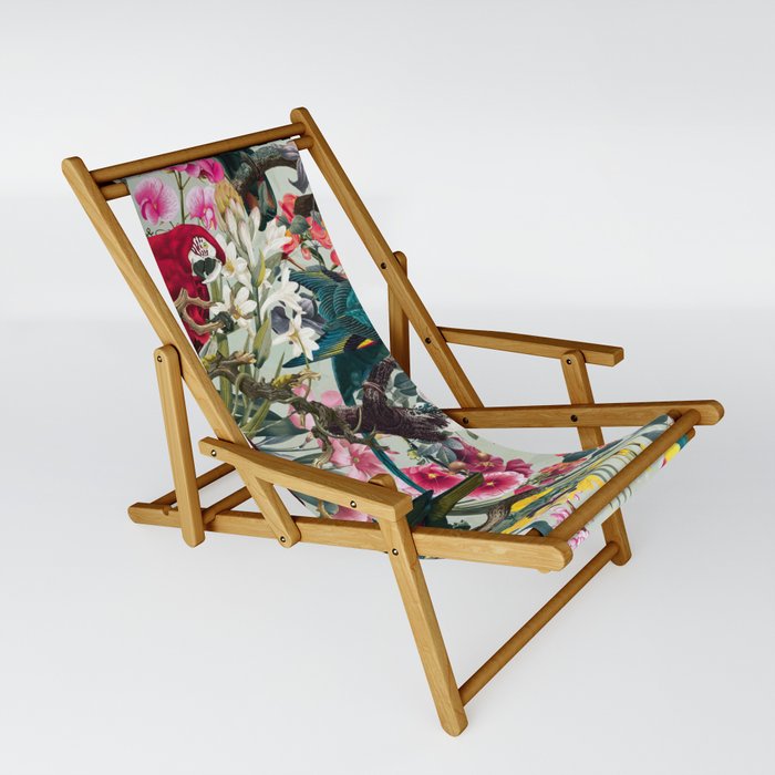 FLORAL AND BIRDS XXII Sling Chair
