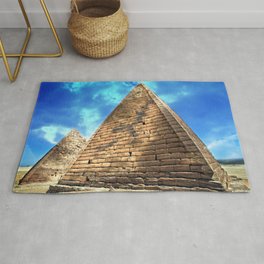 Kush Empire pyramids - Jebel Barkal - Sudan Rug