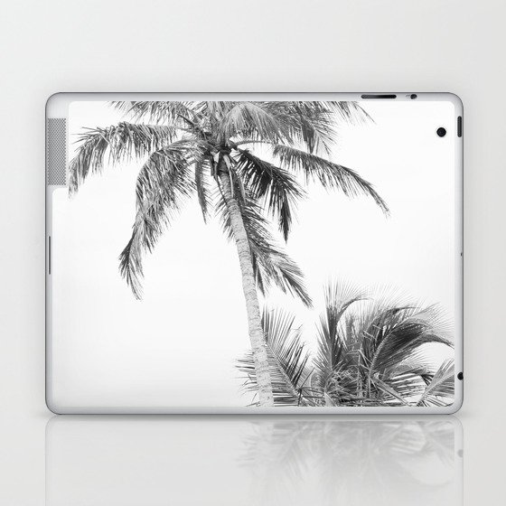 Floridian Palms Black & White #1 #tropical #wall #art #society6  Laptop & iPad Skin