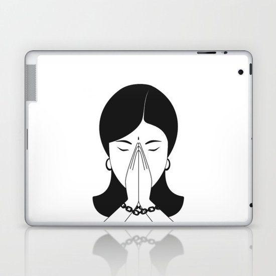 Modern woman Laptop & iPad Skin