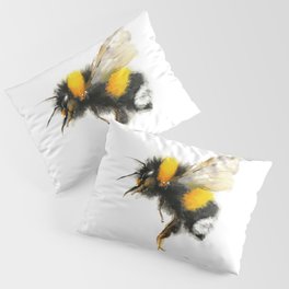 Yellow Bumble Bee Pillow Sham