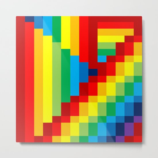 Fuzz Line #3 Metal Print