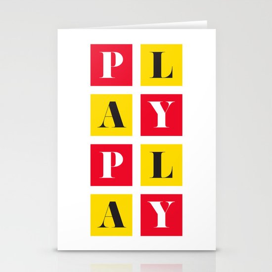 Play Stationery Cards