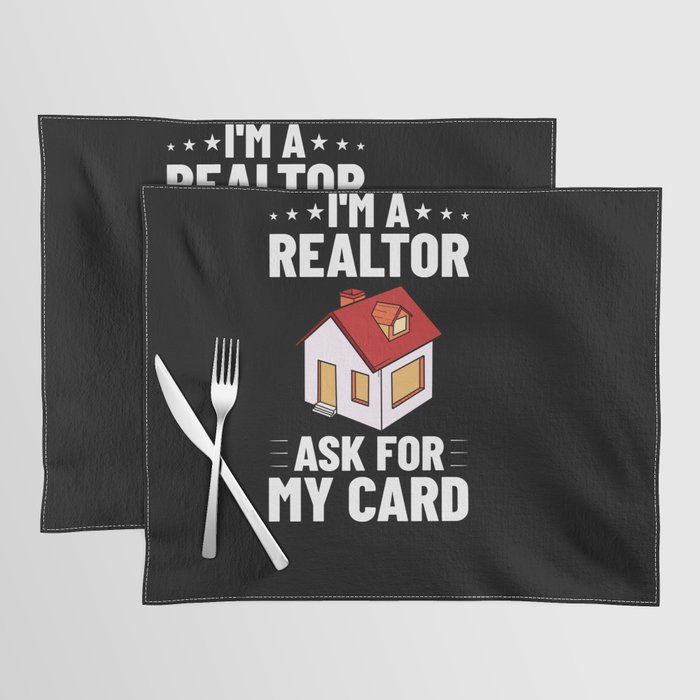 Real Estate Agent Realtor Investing Placemat