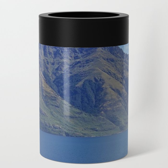 New Zealand Photography - Huge Mountain By Lake Wakatipu Can Cooler
