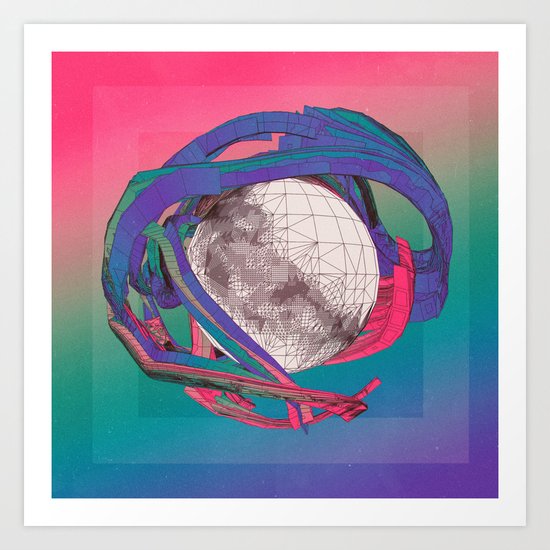 GARDEN WOLK (everday 07.10.16) Art Print