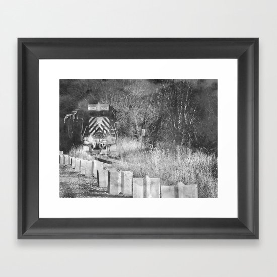 Train Spotting Framed Art Print
