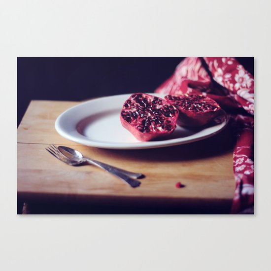 pomegranate, 2 Canvas Print