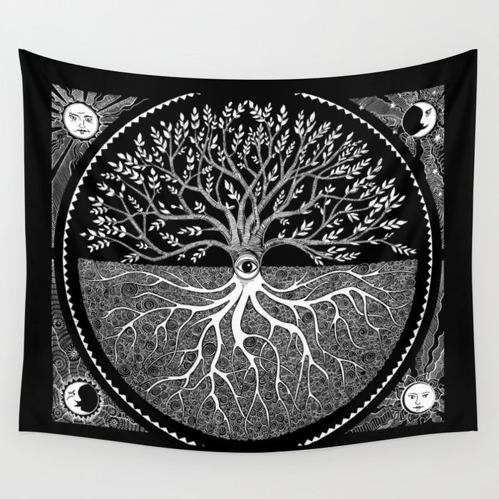 Druid Tree of Life Wall Tapestry