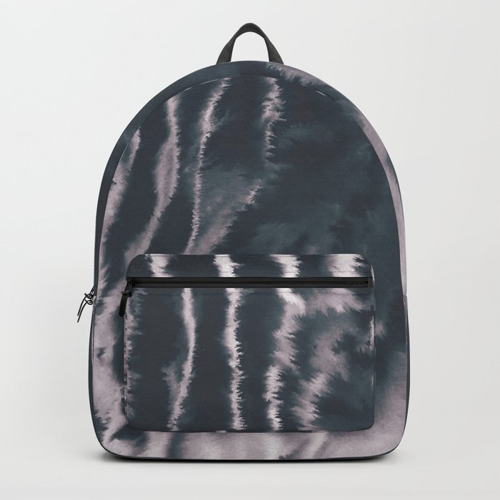 F-Tie dye- blue & white Backpack by duckyb | Society6