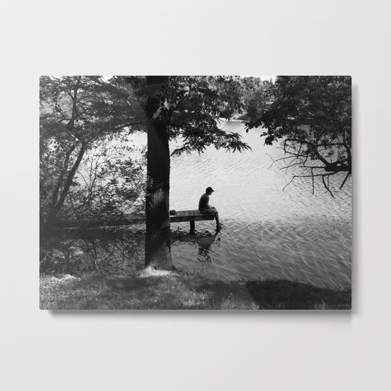 Alone Metal Print