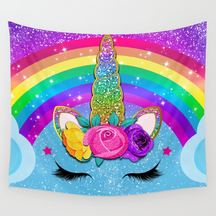 Society6 ケース Glitteresques XIV by Rain Carnival Rainbow Sparkle Unicorn Art Print by Hysteria Verve | Society6