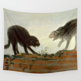Francisco Goya "Cats fighting" Wall Tapestry