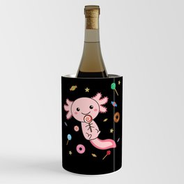 Snaxolotl Axolotl Lover Cute Animals Candy Wine Chiller