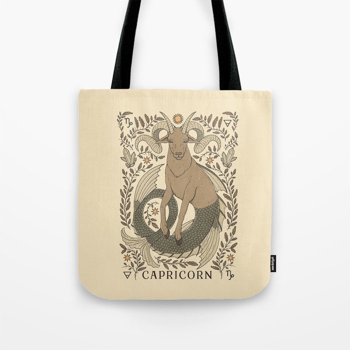 Capricorn, The Goat Tote Bag