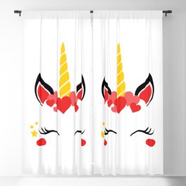 Unicorn Love Blackout Curtain