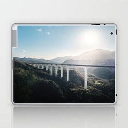 Stunning Bridge in Italian Landscape Laptop & iPad Skin