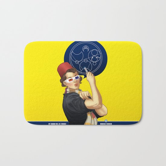 Whovian feminism Bath Mat