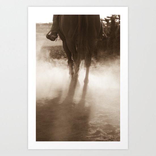 Coyboy Dust Art Print