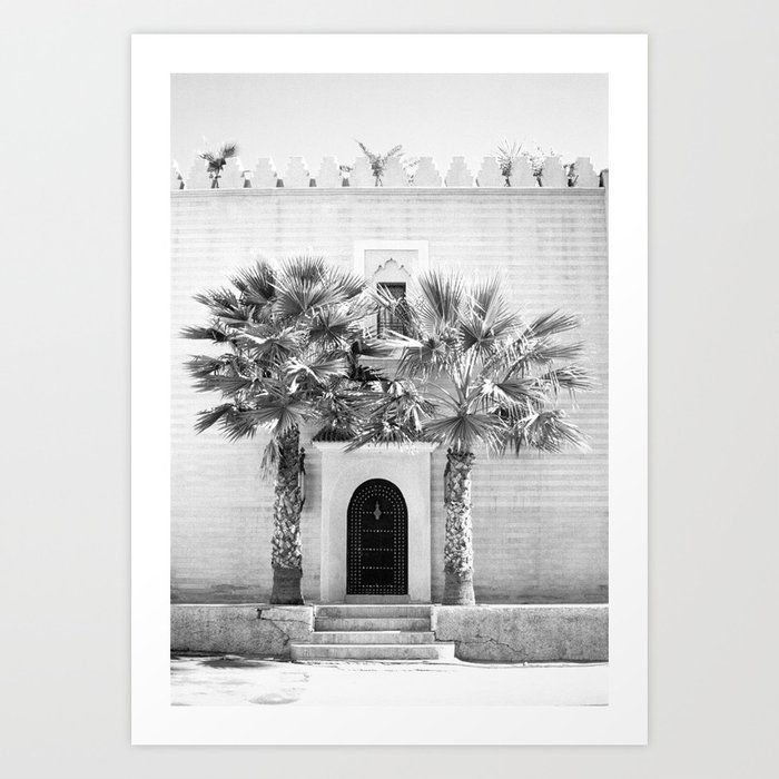 Travel Photography Print Magical Marrakech Photo Art Made In Morocco Black And White Art Print By Raisazwart Society6