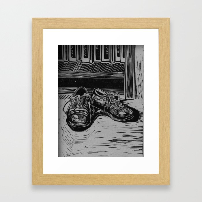 Shoes to Fill Framed Art Print