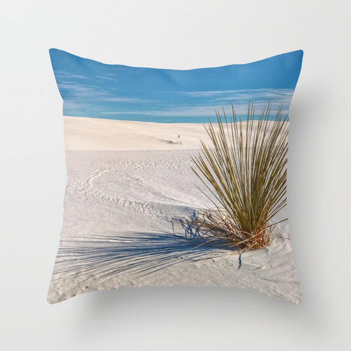 Lone Yucca Throw Pillow