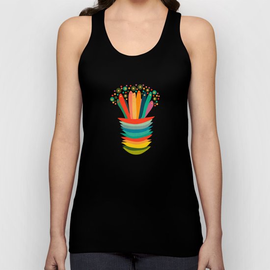Colors and flowers Unisex Tank Top