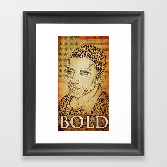 BOLD Framed Art Print