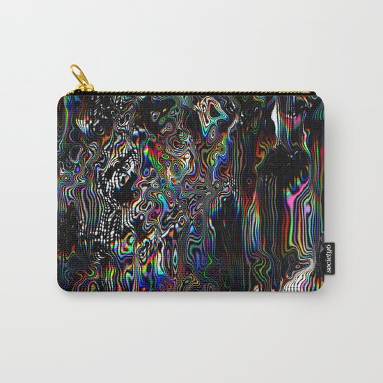 Abstract Spectral Blur Carry-All Pouch