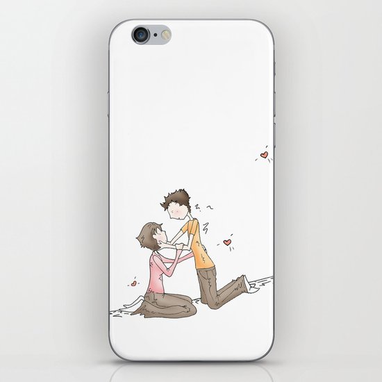 Hold your Hand, Illustration iPhone Skin