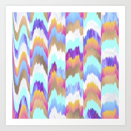 Glitch Art Print