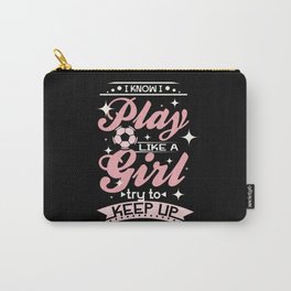 Soccer Girl Carry-All Pouch