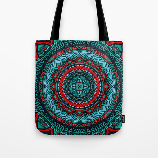 Hippie mandala 35 Tote Bag
