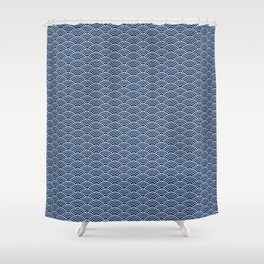 Seigaiha // Japanese Collection Shower Curtain