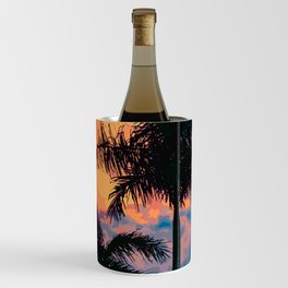 Palm Tree Sunset Wine Chiller