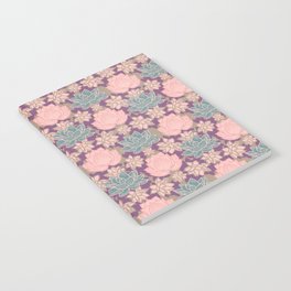 Pink and Blue Lotus Notebook