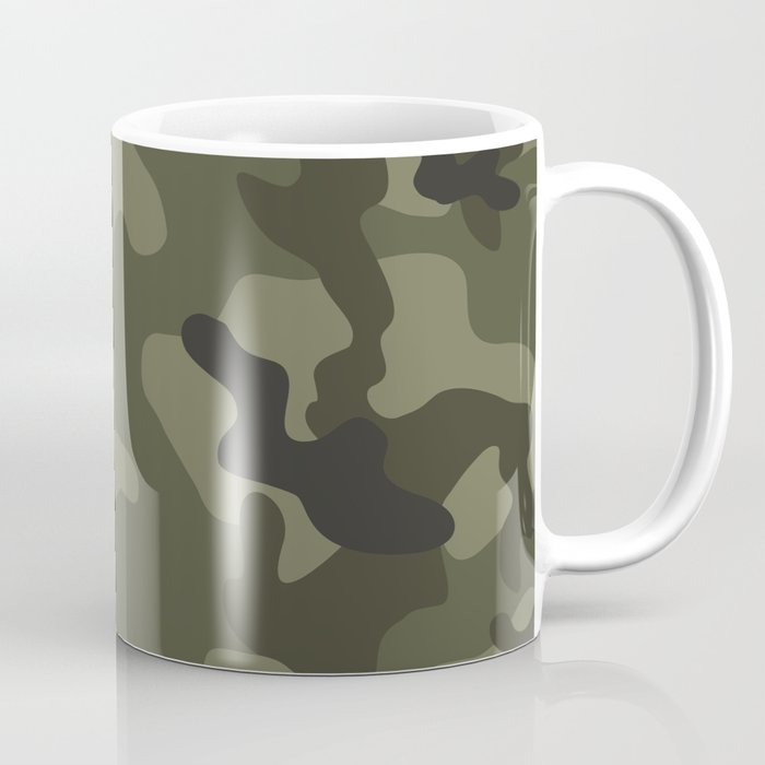 vintage military camouflage Coffee Mug