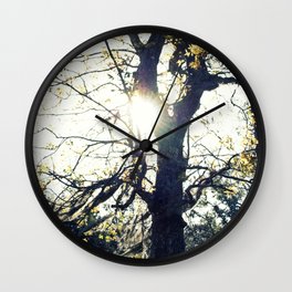 Golden Moss Wall Clock