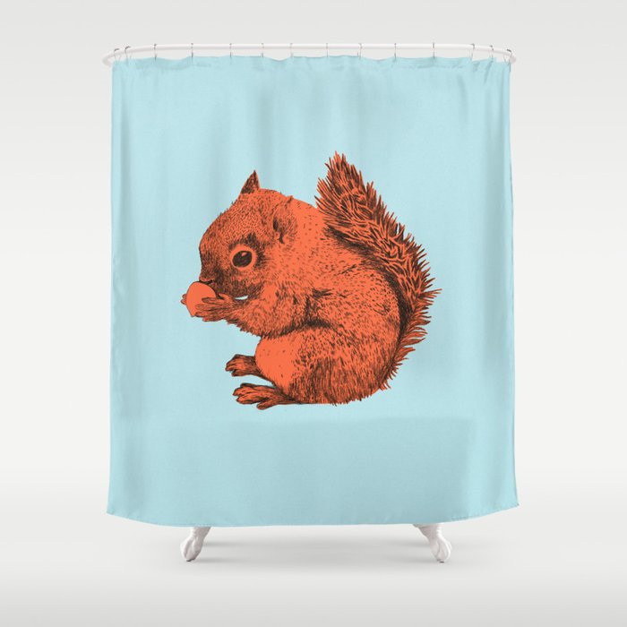 Squirrel Shower Curtain By Valescavanwaveren Society6