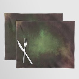 Old green in dark Placemat