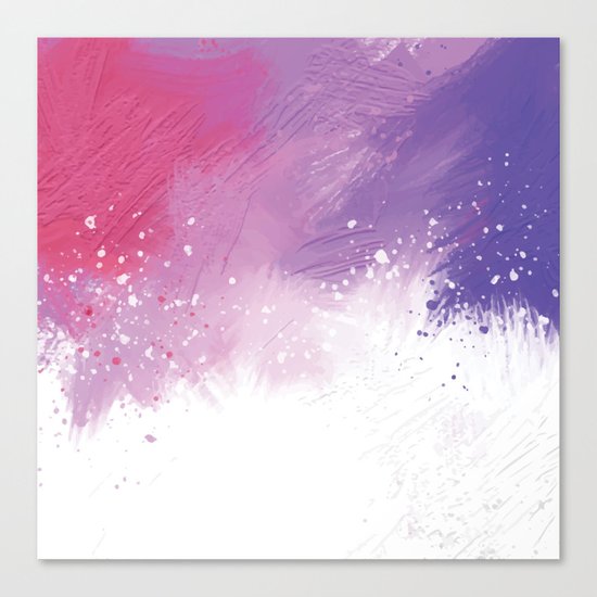 Paint Brushing Canvas Print