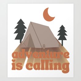 Adventure is Calling Art Print