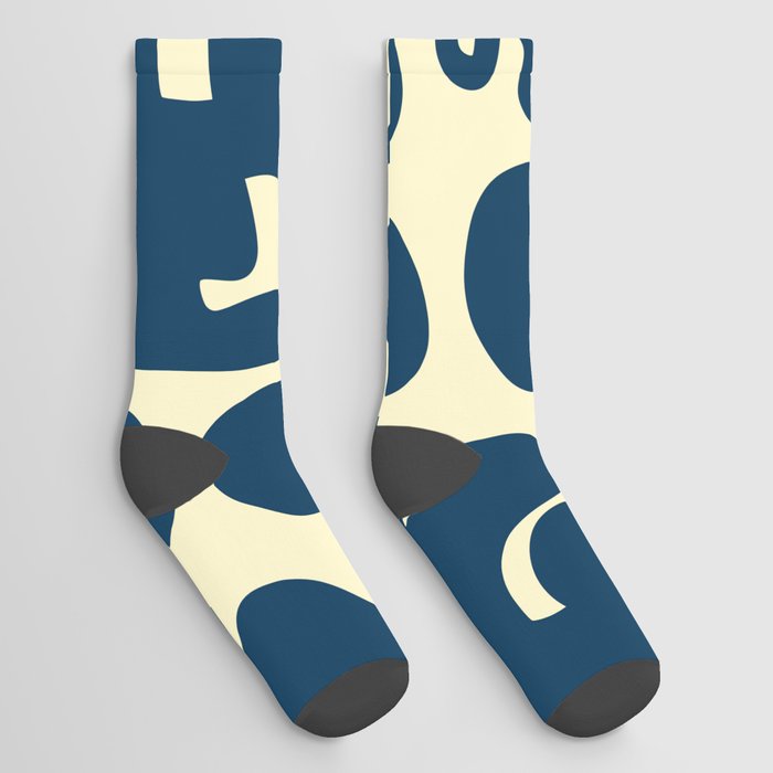 Abstract vintage color vertical pattern 5 Socks