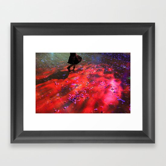 dancing floor Framed Art Print