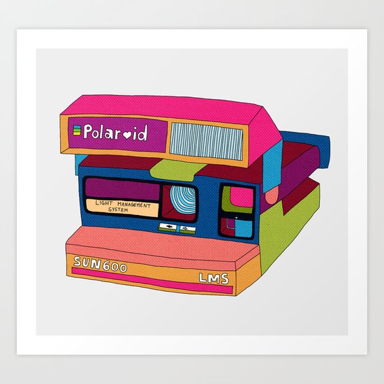 Captures Great Moments (color fun) Art Print