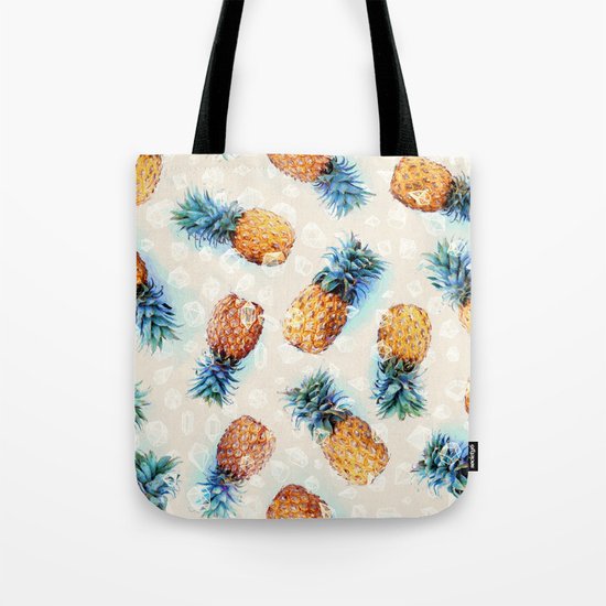 Pineapples + Crystals Tote Bag