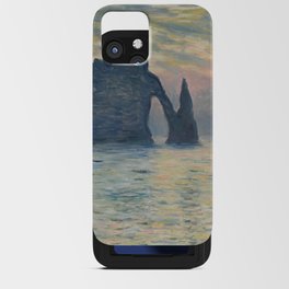 Claude Monet - The Cliffs at Etretat Sunset iPhone Card Case